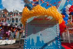 Europa Rad op Koningsdag op de kermis in Haarlem